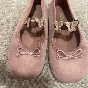 Zara Pink Butterfly Kids Shoes